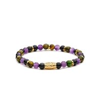 Bracelet Antracite King in Semiprecious stones BK13 LOUVRE - BK13 LOUVRE